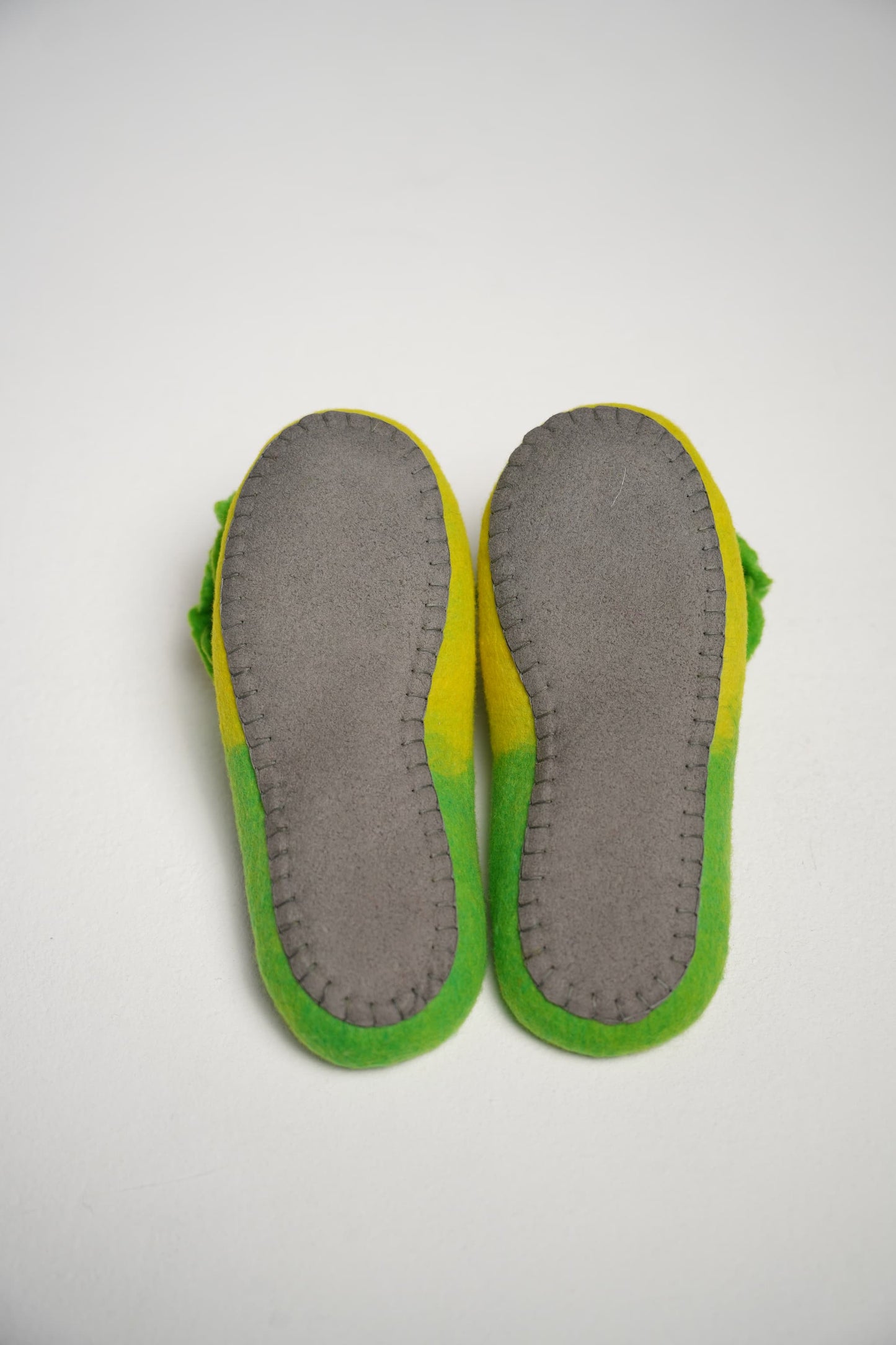 Yellow Lime Green with Flower