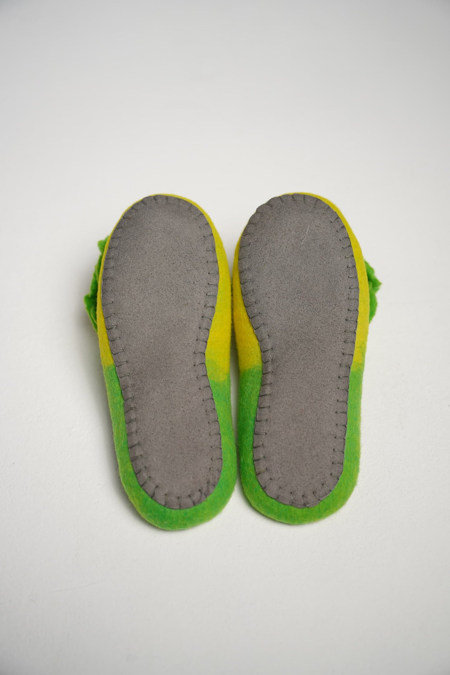 Yellow Lime Green with Flower