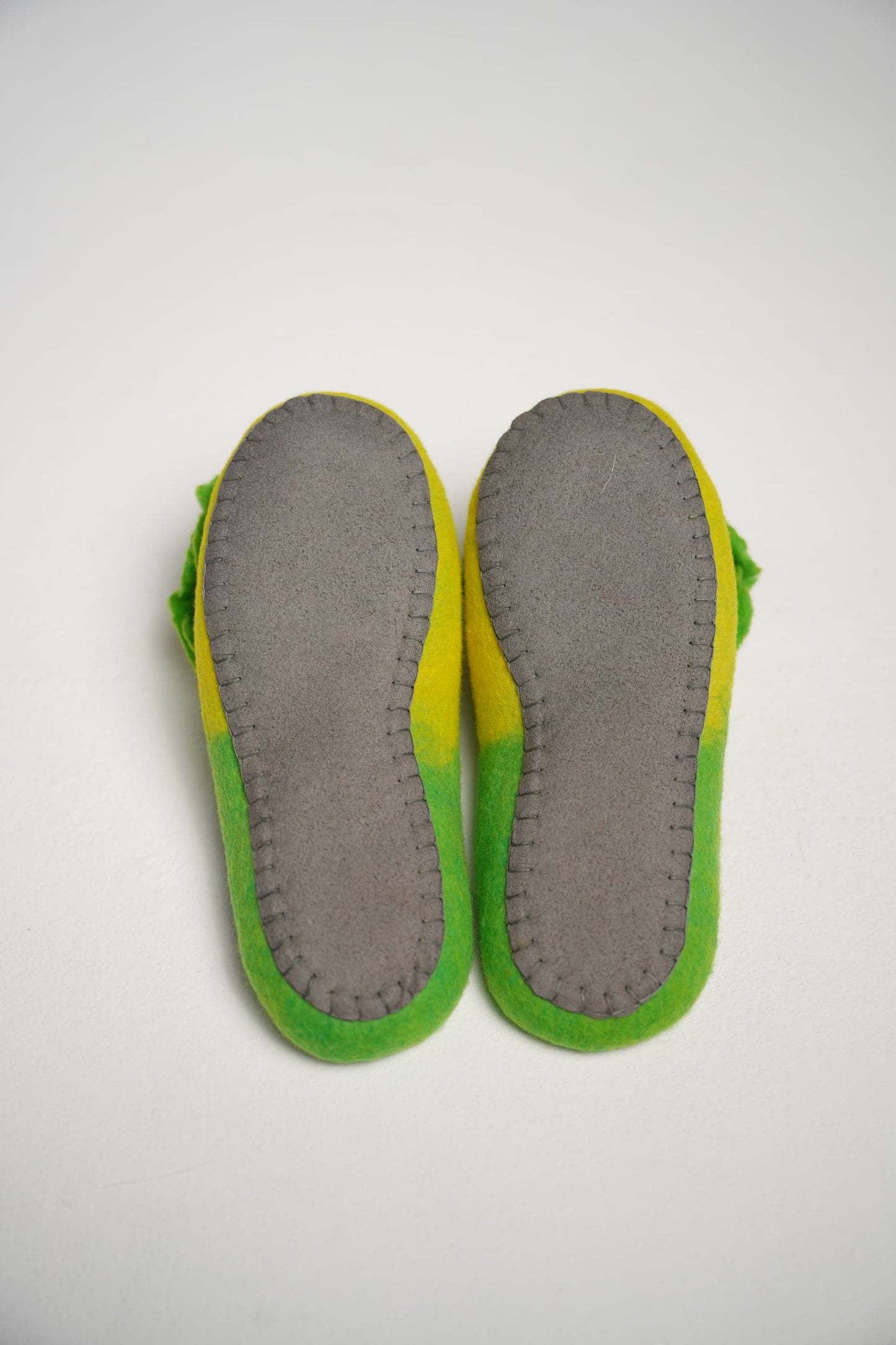Yellow Lime Green with Flower