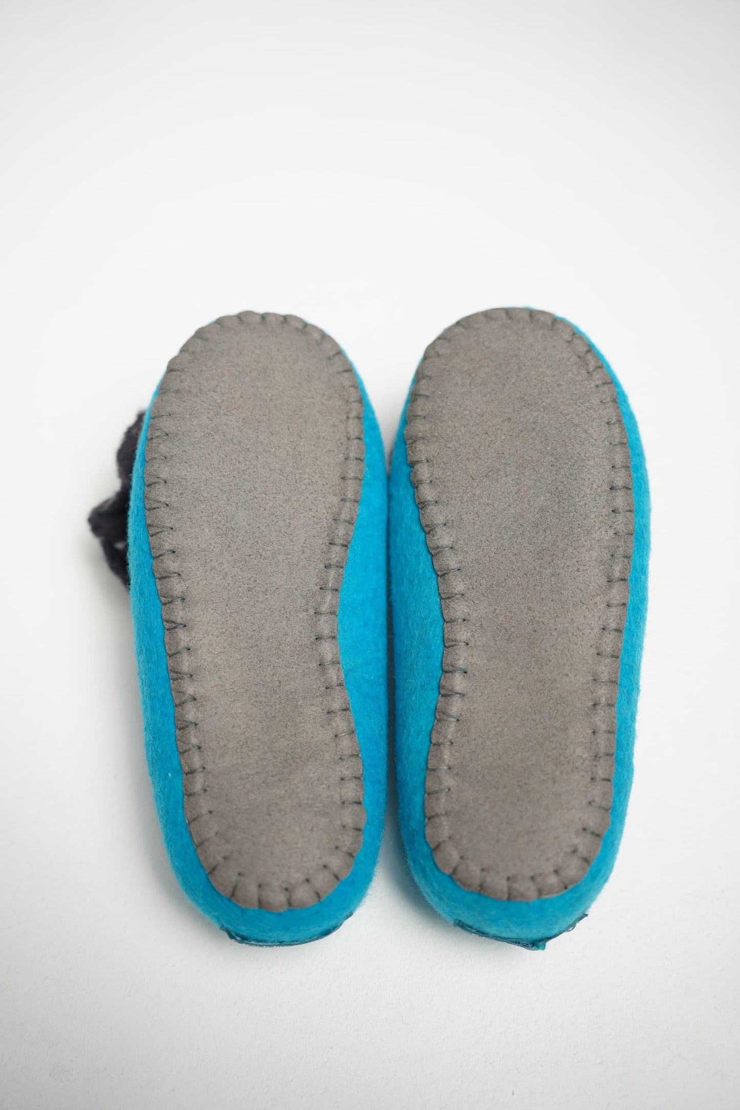 Turquoise Blue with Black flower